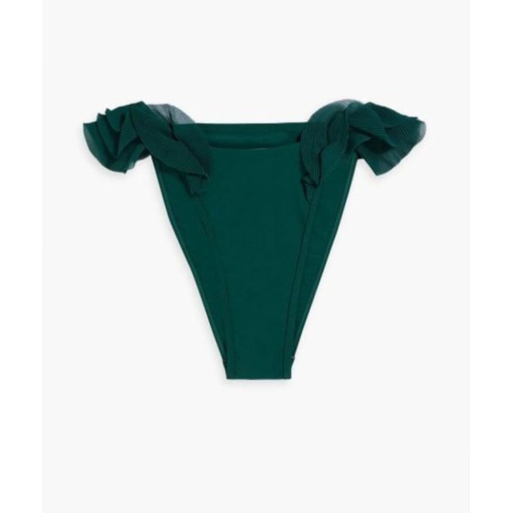 Andrea Iyamah Women's Salama Ruffled High-Rise Bikini Bottom